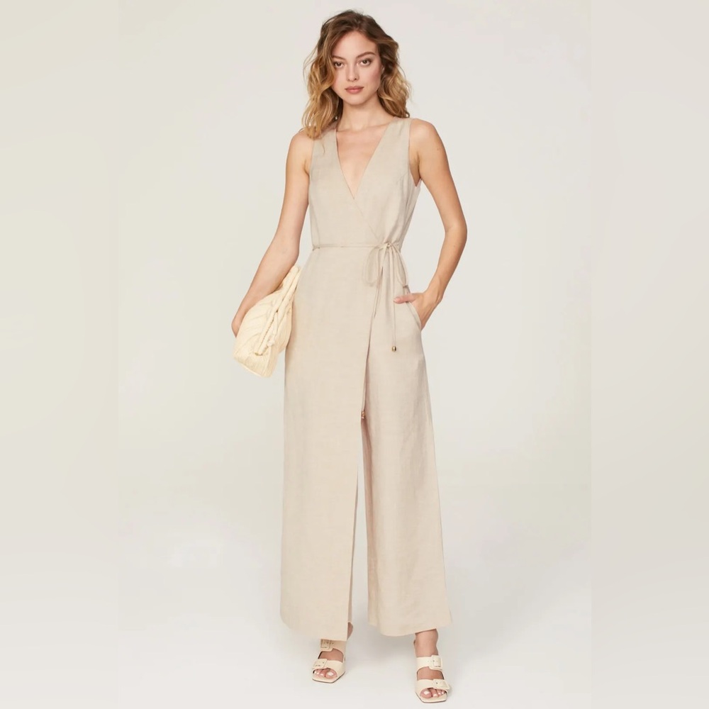 Rosetta Getty Tan jumpsuit Sundress